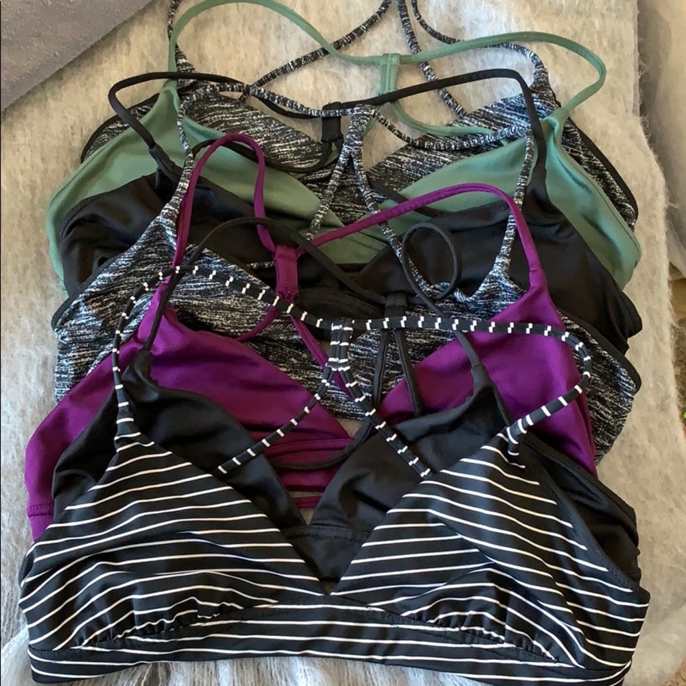 Bundle low impact sports bras